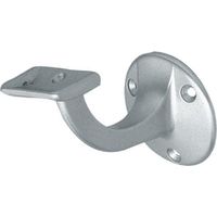Support de rampe en aluminium à support concave anodisé argent - HERMETA