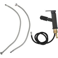 Robinet de Salle de Bain avec Douchette Extensible, Mitigeur Eau Chaude/Froide pour Hôtel et Maison