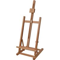 Artina Cavalletto pittorico da Tavolo Metz - pregiato Legno massello di faggio Tele Max. 62cm, inclinabile - per artisti