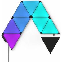 Nanoleaf Shapes Ultra Kit Triángulos Negros Luminosos Negro