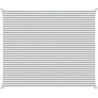 vidaXL Voile d'ombre Gris clair et blanc 6 x 5 m
