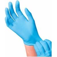 Gants Jetables Vinyle-Nitrile Sans Latex Sans Poudre Bleus Taille XL - Hypoallergeniques - Boite de 100 - Marque HEVA