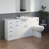 Bathroom Vanity Unit Drawer Cabinet Laundry Storage Toilet Furniture Basin Sink
