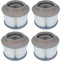 Lot De 4 Filtres De Rechange Pour Mspa Fd2089, Cartouche De Filtre Pour Piscine Et Spa