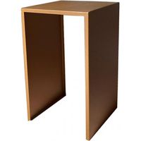 Support en métal pour plantes Wanda, 30 x 30 x 50 cm, Corten, Tecnokit