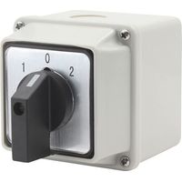 Interrupteur Rotatif - LW26-20/3 - 3 Positions - 12 Bornes - Boîtier Étanche - 380 V - 20 A - 1 Pièce