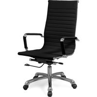 Silla de oficina Boss Negro 57cm (ancho) x 104–112cm (alto)