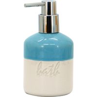 Dispenser in ceramica blu/bianco - serie Bath