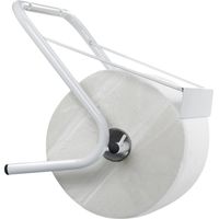 Andrys - Portarrollos de Cocina de Pared con Cortador Rompecartas, con Tornillería, Pintado, Color Blanco, 38 x 38 x 16 cm, de Pared
