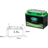 Batterie LiFePO4 12,8V 72Wh für Motorrad Startbatterie ML LFP20
