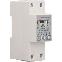 WiFi Smart Power Metter Interrupteur pour le disjoncteur de circuit d'énergie Tuya Protecteur multi-fonctions avec mesure AC85‑300V 63A