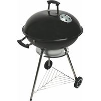 BARBECUE TONDO CON COPERCHIO E RUOTE 73 X 57 X 100 CM