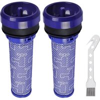 2 Stück Pre-Filter für Dyson DC33 DC37 DC39 DC28C DC53 Staubsauger, 92341301, 2 Filter und 1 Reinigungswerkzeug