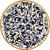 6 x assiettes plates HERACLEE bleues - 19cm - Grès - Novastyl