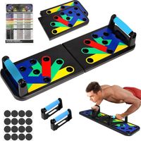 Push-upboard, multifunctioneel push-up-board met trainingshandleiding