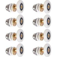 Roulettes Coulissantes Pour Porte De Douche 8 Pièces 25mm Roues De Rechange