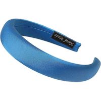 Hochwertiges Design, einfarbiges, breites Haarband, weiches Schwammhaarband, vielseitig einsetzbar-Blue