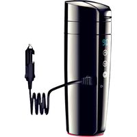 12V 350ML draagbare reizen elektrische beker, 12V 80W elektrische waterkokers, compacte reisauto elektrische waterbeker, met 304 roestvrijstalen voering, één sleutelbediening, voor warm water