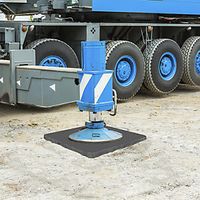 Justrite Piastre stabilizzatrici per gru TuffTrak® in
