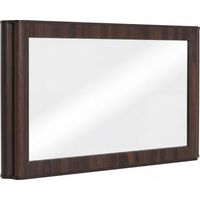 Miroir HWC-P42, miroir mural, miroir de vestiaire, miroir de couloir, MDF et verre, 80 x 120 x 10 cm