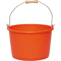 Seau Agricole Vinmer 18l Orange Robuste, Haute Visibilité, Polyvalent Pour Ferme - Vinmer