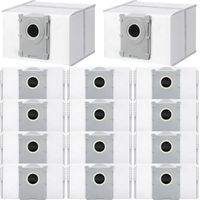 14 Stück Staubbeutel für Ecovacs Deebot X8 Pro Omni/T50 Pro Omni/T80 Omni/X9 Pro Omni Saugroboter,3.5L großer Kapazität Aktivkohle-Ersatzbeutel Zubehör Antibakterieller Staubsaugerbeutel Ersatzteile