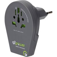 Q2 Power q2-1-1.00200-TH Adaptateur de voyage S814952