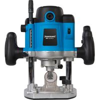 Silverline – Défonceuse plongeante 1500W – Vitesse variable 6000-26000tr/min – Profondeur de plongée 0-50mm – Pour bois dur et teck