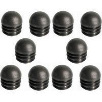 Cyclingcolors – Lot de 10 embouts de tube rond 18mm – Plastique – Bouchon capuchon à ailettes – Patins pour meubles et chaises