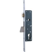 Serrure 1 point ELECTA têtière plate pêne dormant à rouleau entraxe 85 mm axe 30 mm - ISEO