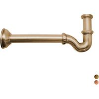 SIFONE AD S TAPPO LATERALE SENZA PILETTA 1" Misura: 1" Bronzato