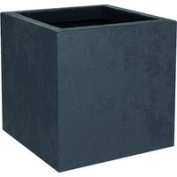 Pot De Fleur Carré Basalt Up Design Moderne, Grande Capacité - Eda