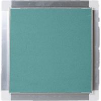 Botola con Telaio in Alluminio naturale senza guarnizione e con sportello in cartongesso : Dimensione - cm 40x40