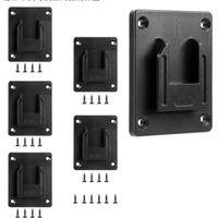 6 Pack Wall Mount Machine Stand for Dewalt 12-20V/Milwaukee 14.4-18V Drill Tools