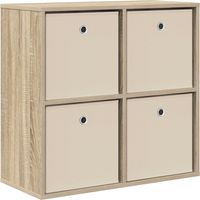 Maison La Vie - Buffet Salon Moderne - Meuble de rangement - avec tiroir Chêne Sonoma 68,5 x 32 x 67 cm bu2303