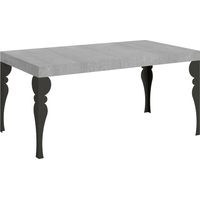 Table extensible 90X120/224 cm Paxon Premium Ciment Structure Anthracite