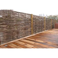 Zaunpaneel aus geflochtenem Haselnussstrauch in horizontaler - Höhe 180 X Breite 150 cm