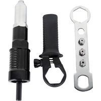 Rivet Gun - Electric Rivet Puller - 2.4 mm to 4.8 mm - For Nut Setting and Blind Riveting - Compatible with Standard Electric Drills - 1 Piece