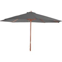 Ombrellone giardino spiaggia N82 Florida ø 350cm poliestere grigio scuro