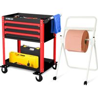 Chariot servante d’Atelier Chariot à Outil BM TOOLS BMT TOOL DRAWER - 3 Tiroirs à glissières - Distributeur sur pieds de papier
