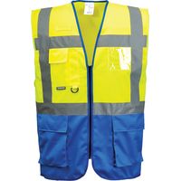 Gilet Executive Warsaw Jaune/Royal S