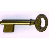 SILCA 6M2 20B LAPERCHE-type brass key blank, single bit with groove