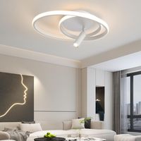 GBLY Plafonnier LED Dimmable : Lampe de chambre à coucher 40cm Design Moderne 37W Lampe de salon avec spot Blanc avec télécommande Lampe de cuisine pour chambre à coucher Maison Appartement Salon