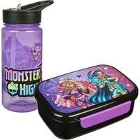Monster High Frühstücksset – Brotdose & Wasserflasche für Kindergarten und Schule