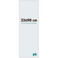 yd. - Cadre photo 33x98 - Blanc Brillant - Plastique - Annecy