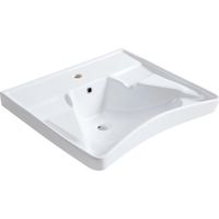 PONTE GIULIO - LAVABO ERGONOMICO IN PORCELLANA SANITARIA SERIE 140 B40CMS14