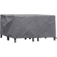 Velleman Copertura per mobili da giardino grigia 140x140x70 cm