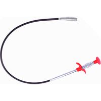Decdeal Dissolvant de bouchons de vidange à 4 griffes, outil de dragage efficace en fil d'acier pour toilettes, salle de bains, salle de douche, 0.9m/35,4 pouces