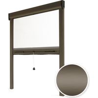 Fliegengitter-Rollo LUXE H220 x B125 - Bronze