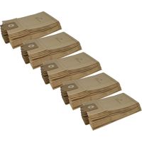 vhbw 50x Sacs compatible avec Nilfisk Alto GD GSN 1010, S 1010, P 2000, S 3020, 911 aspirateur - 44,5cm x 22cm marron
